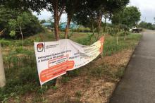 Spanduk Rekrutmen KPPS Dipasang di Pohon, Warga Sentil KPU Bintan