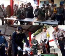 Aunur Rafiq Potong Knalpot Racing di Polres Karimun 