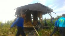 Ditpam BP Batam Ratakan Ruli dan Kebun di Dam Tembesi