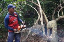 Satgas BP Batam Sterilkan Hang Nadim dari Objek Gangguan Penerbangan