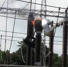 Ini Penampakan Jaringan PLTG Panaran Meledak dan Terbakar
