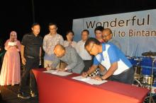 BRC dan Pemkab Bintan MoU Bersama PT Medianusa Gelar Bintan International Marathon 2018