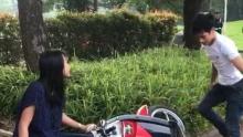 Adi Saputra yang Mengamuk Banting Motor Diamankan Polisi