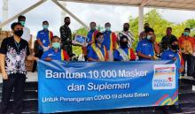 Waralaba Indomaret Batam Bantu 10 Ribu Masker dan Minuman Suplemen