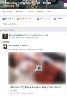 Cara Mengatasi Virus Tag & Share Video Porno di Facebook Grup 