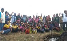 Anak Suku Laut di Lingga Miliki Taman Bacaan Bernuansa Alam