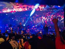 Band Repvblik Pukau Ribuan Penonton di Batam Centre