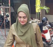 Kepala BP2RD Tanjungpinang Riany Buru-buru Usai Diperiksa Penyidik