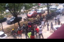 Suasana Terkendali, Polisi dengan Sigap Datang ke Lokasi Bentrok