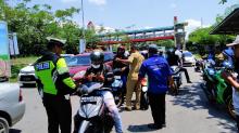 Puluhan Kendaraan Terjaring Razia di Depan Top 100 Tembesi