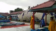 Rutan Karimun Diterjang Puting Beliung, Puluhan Tahanan Diungsikan