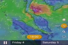 BMKG Ingatkan Waspada Dampak Badai Tropis Pabuk di Kepri