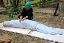 Ikan Arapaima di Hutan Mata Kucing Dikafani dan Dikuburkan