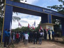 Mahasiswa Demo Soroti Pengelolaan Limbah di KPLI-B3 Batam