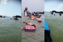 Video: Detik-detik Tenggelamnya Kapal di Karimun