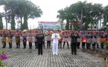 HUT TNI Digelar di Mapolres, Warga Karimun Puji Kekompakan TNI-Polri