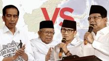 Real Count KPU Pagi Ini: Jokowi-Amin 54,85%, Prabowo-Sandi 45,18%