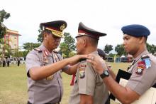Puluhan Perwira di Jajaran Polda Kepri Naik Pangkat