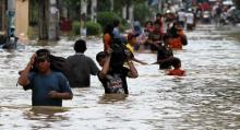 Sungai Siak Meluap, 500-an Rumah di Pekanbaru Terendam