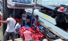 Lagi, Lanal TBK Tangkap Kapal Pembawa Bawang Ilegal