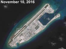 Wow, Penampakan China Bangun Benteng Pertahanan di Laut China Selatan