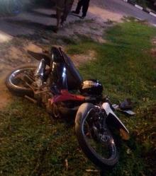 Penampakan Motor yang Hancur Ditabrak Truk Maut di Simpang Gelael