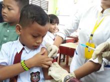 Realisasi Imunisasi MR di Kepri Jauh dari Target, WHO dan UNICEF Turun Tangan