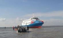 Kapal Penumpang MV Dumai Line dari Batam Kandas di Bengkalis