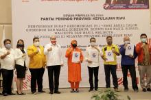 Perindo Kepri Serahkan Rekomendasi Dukungan Bapaslon Usungan di Pilkada