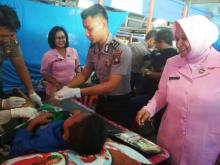 Antusias Warga Galang Ikuti Baksos Sempena HUT ke-14 Polda Kepri