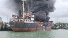 Satu Orang ABK Kapal Tanker Dikabarkan Tewas Terbakar