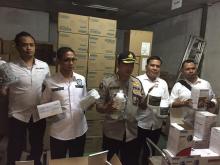 Gudang Penimbunan Masker di Sei Panas Digerebek Polisi
