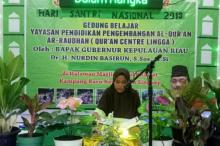 Ratusan Santri Yayasan Ar-Raudhah Singkep Antusias Ikuti Ajang Pencarian Bakat