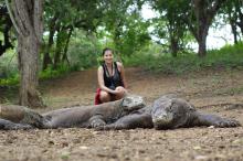 Turis Singapura Diterkam Komodo di Manggarai