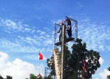 Aksi Patahkan 73 Batako Meriahkan HUT Bhayangkara Polda Kepri