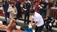 Polda Kepri Musnahkan 1,5 Kg Sabu dan 6 Kg Ganja Hasil Tangkapan