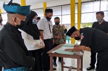244 Ujung Tombak Pengawas Pilkada Lingga Dilantik, Bawaslu Ingatkan Netralitas