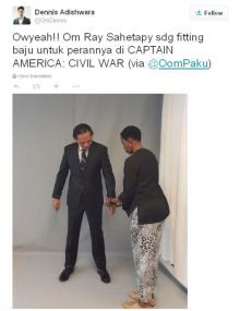 Wow, Aktor Ray Sahetapy Jadi Pemeran di Film Captain America III