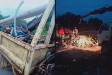 A Sand Mine in Bintan Is Raided by Police, the Workers Foresee This and Escape