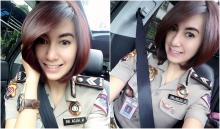 Lagi-lagi Polwan Cantik Bikin Heboh, Kali Ini Briptu Lala