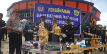 Bea Cukai Musnahkan Sejumlah Barang Bukti