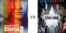 Warga Batam Lebih Ramai Nonton Captain America: Civil War Ketimbang AADC 2