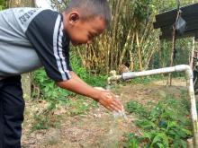 Kemarau, Warga Lingga Kesulitan Air Bersih