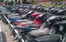 Wah, Inilah Gudang Penampungan Motor Hasil Kejahatan Terbesar di Medan