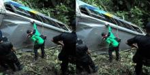 Bus Berisi 22 Siswa Masuk Jurang Sedalam 15 Meter di Padangpanjang