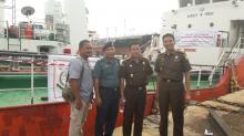 Jaksa Sita Kapal Tanker di Shipyard Bandar Victory Sekupang