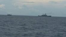 Usai Ditembaki KRI Oswald, Kapal Ikan Cina Menyerah, Coast Guard Cina Kabur