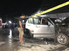 Mobil Patroli Sabhara Polres Tanjungpinang Terbakar di Bengkel Abun