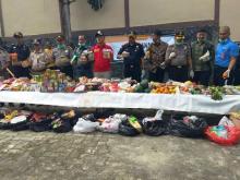 Karantina Tanjungpinang Musnahkan Barang Ilegal, dari Sayuran hingga Daging Babi