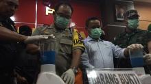 Polres Karimun Blender 3.950 Butir Pil Ekstasi Tangkapan